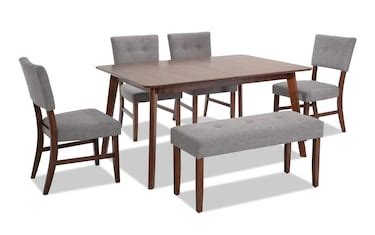 bettie 6 piece dining set|More.